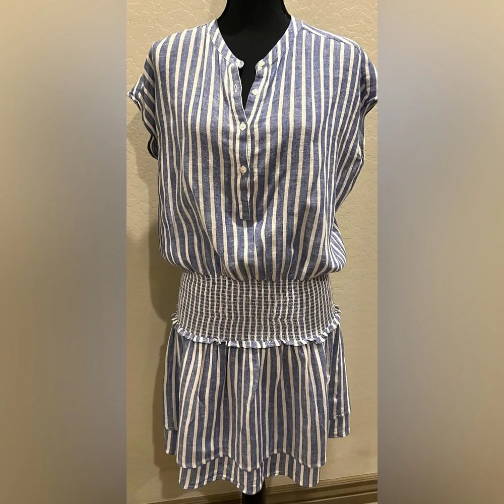 Rails Size Small Linen Blend Sleeveless Dress - image 1
